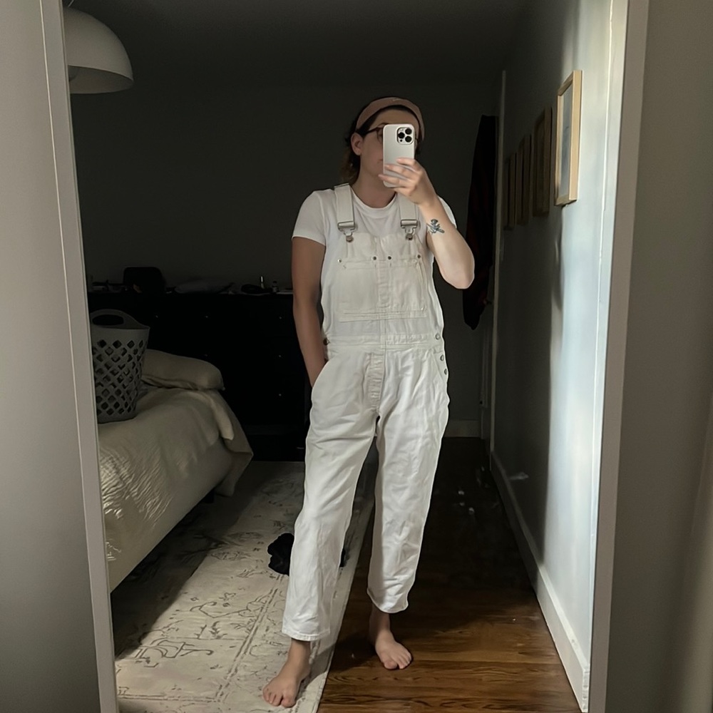 White overalls